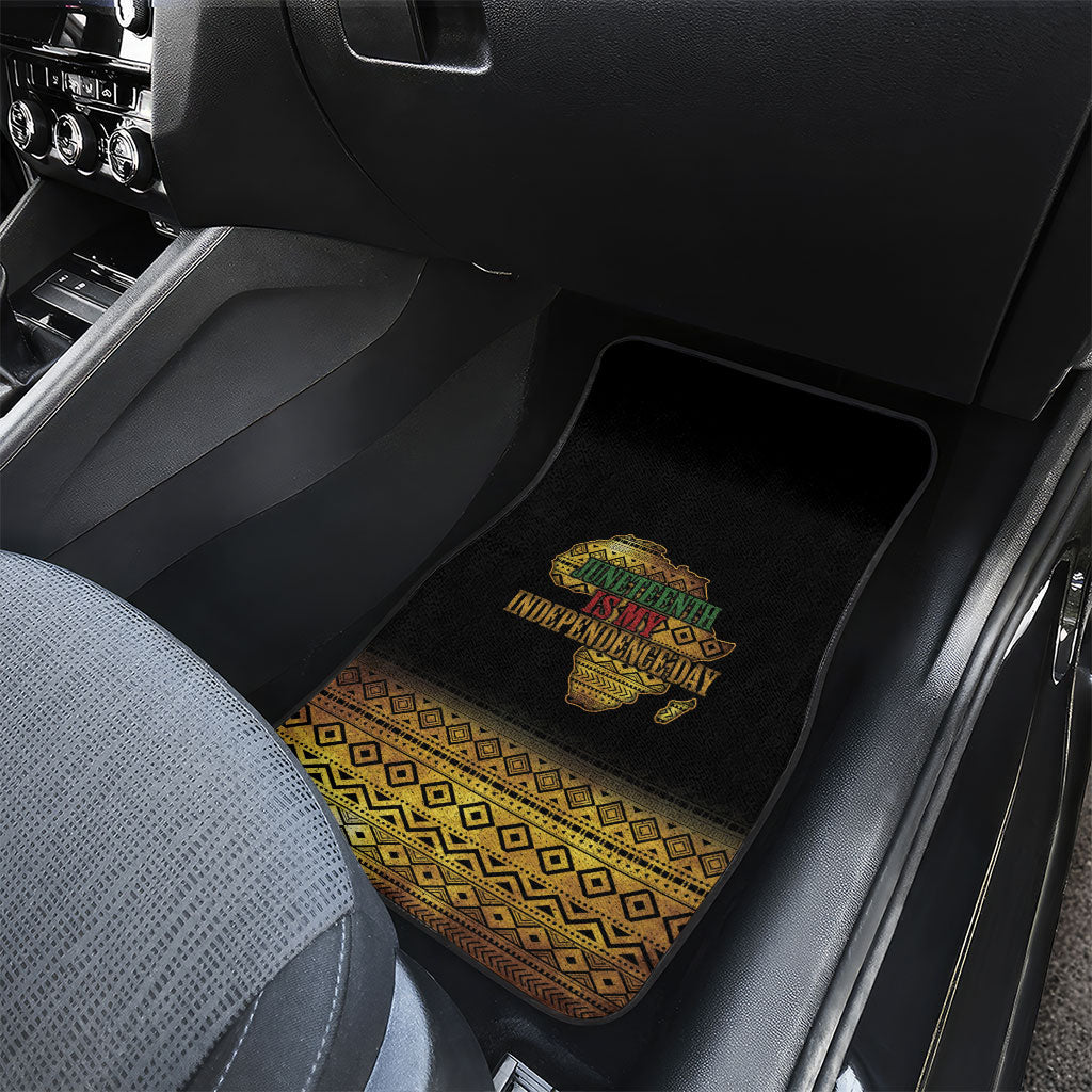 Juneteenth 1865 Car Mats Freedom Ain't Free