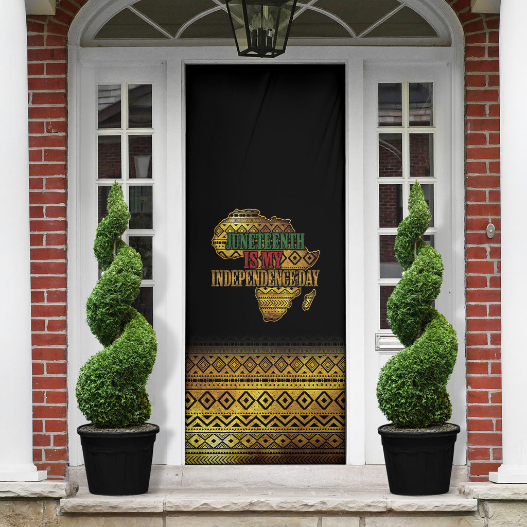Juneteenth 1865 Door Cover Freedom Ain't Free