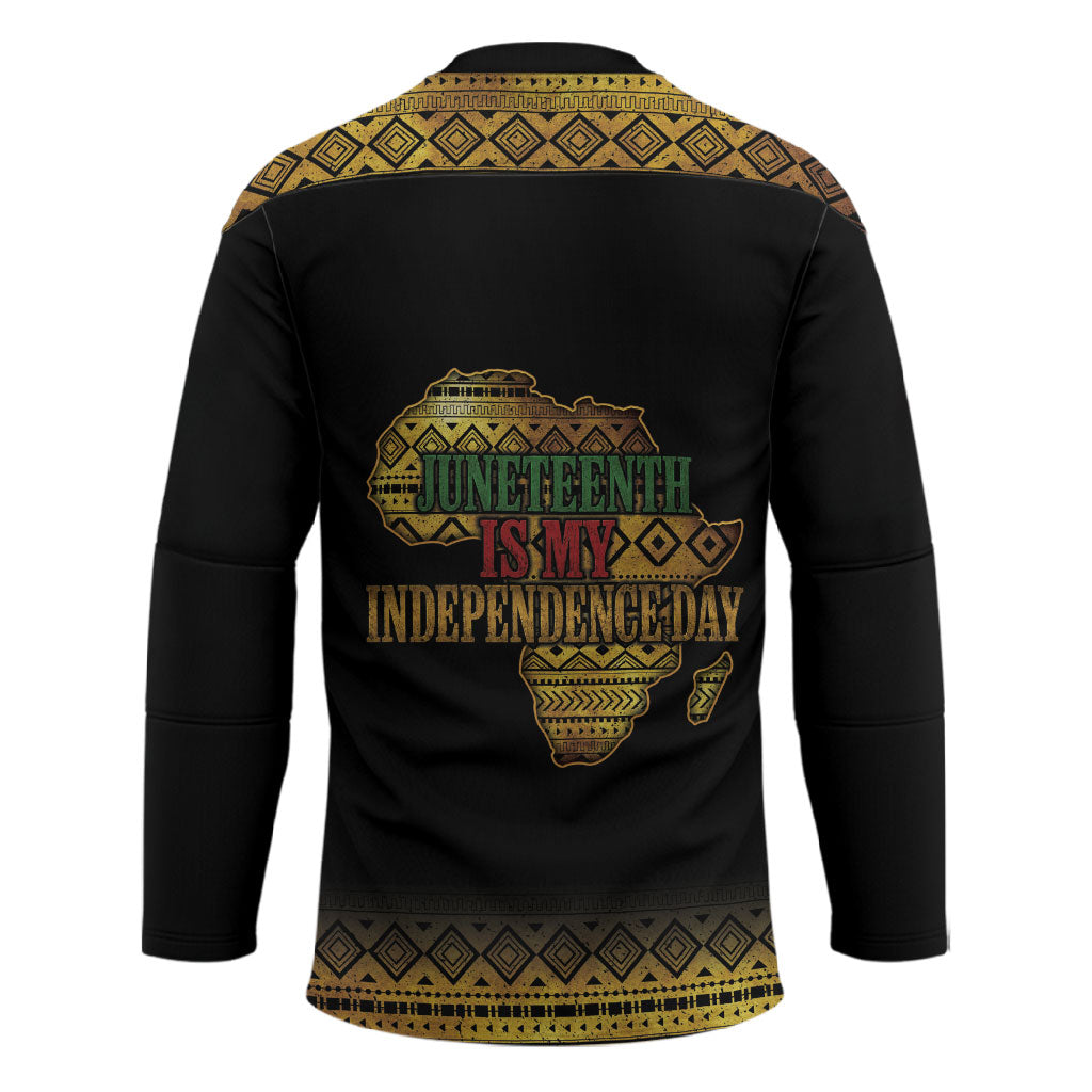 Juneteenth 1865 Hockey Jersey Freedom Ain't Free