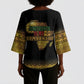 Juneteenth 1865 Kimono Sleeve Blouse Freedom Ain't Free