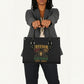 Juneteenth 1865 Leather Bag Freedom Ain't Free