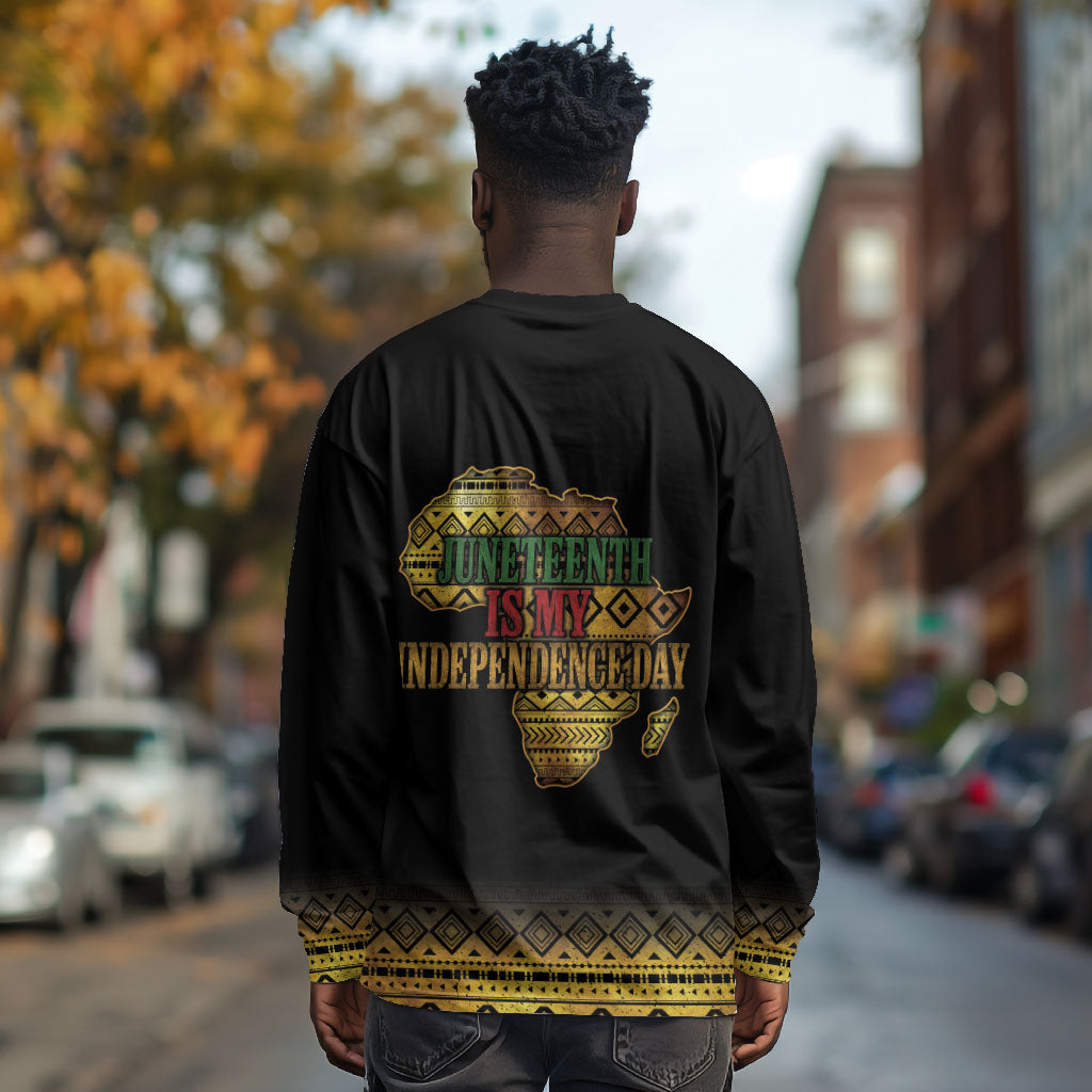Juneteenth 1865 Long Sleeve Shirt Freedom Ain't Free