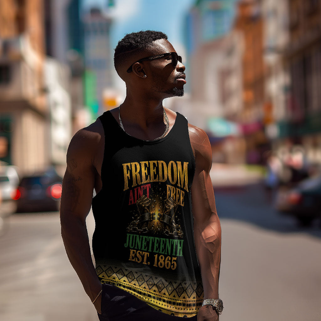 Juneteenth 1865 Men Tank Top Freedom Ain't Free