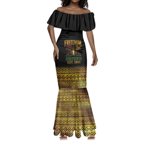 Juneteenth 1865 Mermaid Dress Freedom Ain't Free