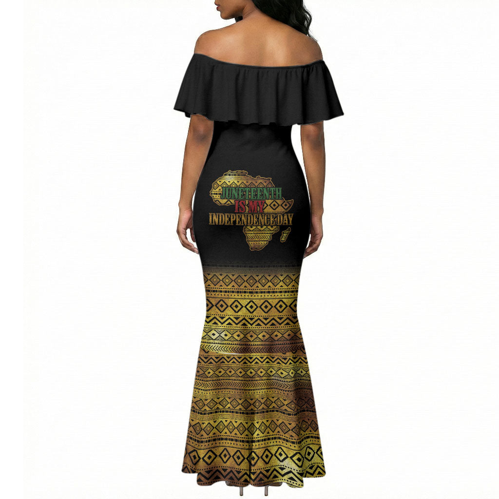 Juneteenth 1865 Mermaid Dress Freedom Ain't Free