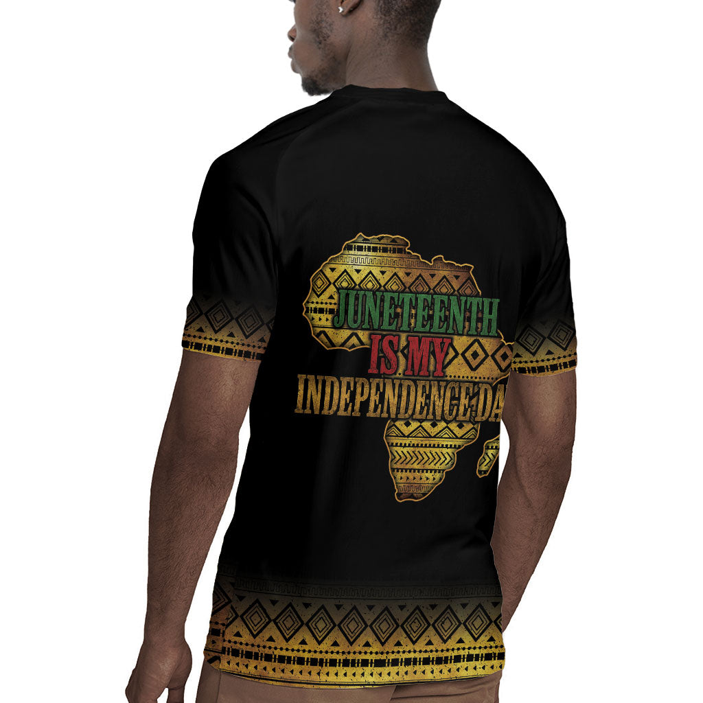 Juneteenth 1865 Rugby Jersey Freedom Ain't Free