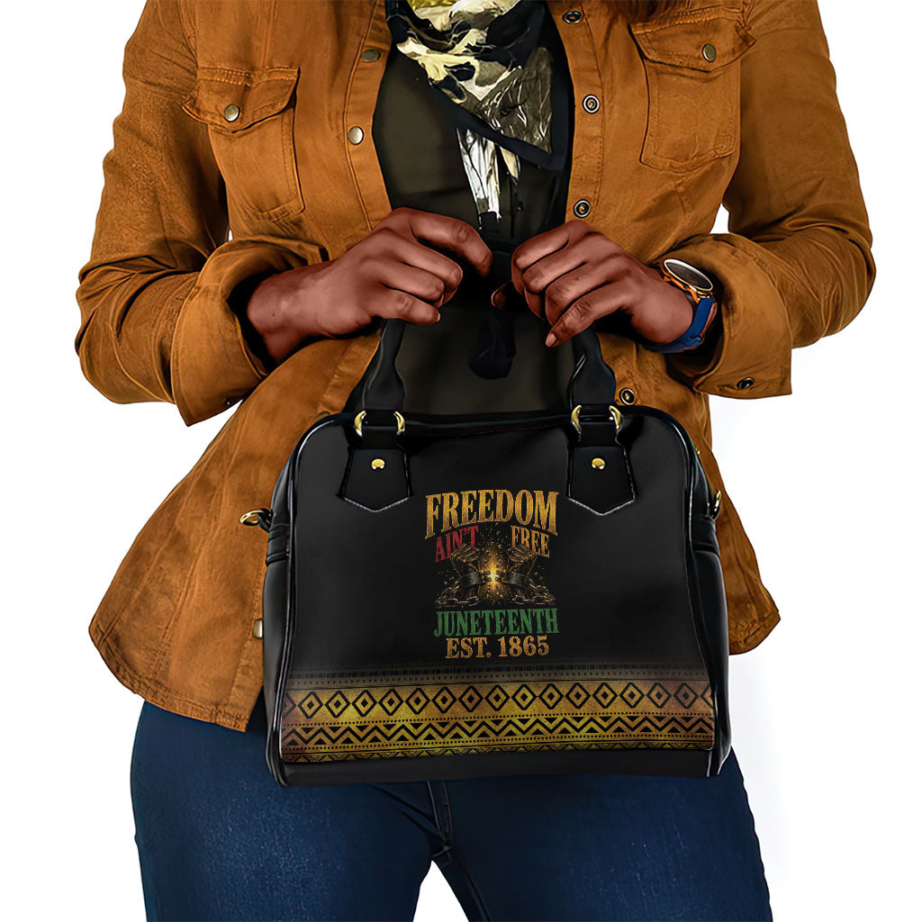 Juneteenth 1865 Shoulder Handbag Freedom Ain't Free