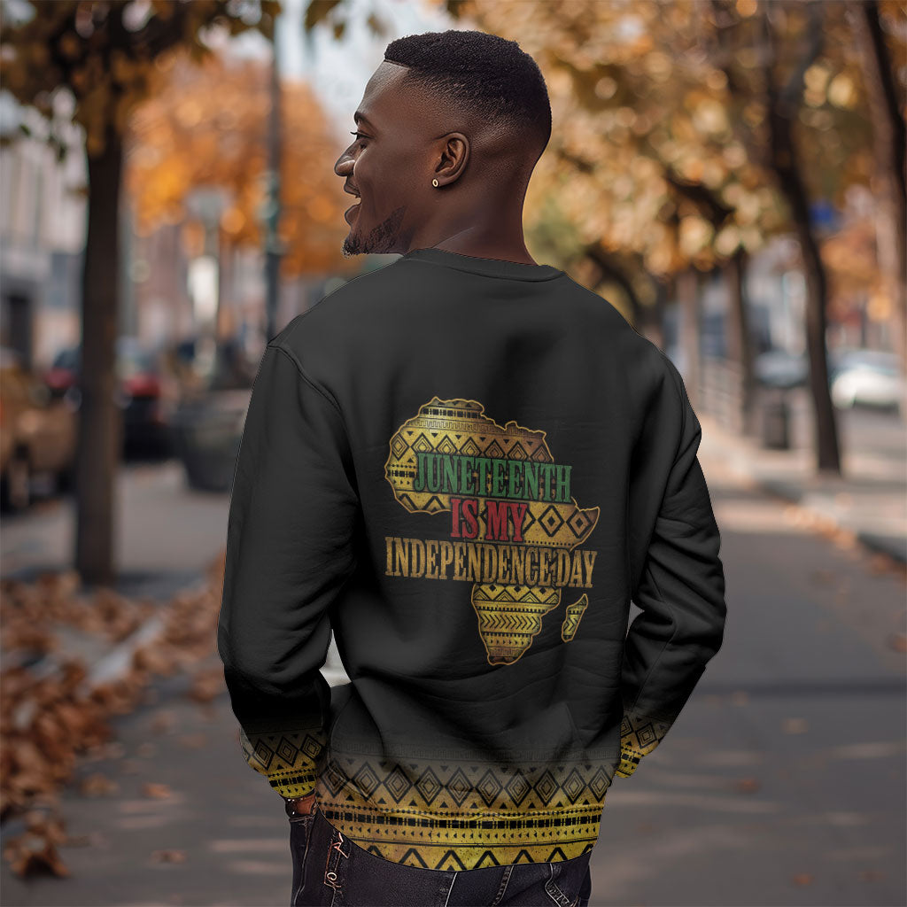 Juneteenth 1865 Sweatshirt Freedom Ain't Free
