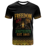 Juneteenth 1865 T shirt Freedom Ain't Free