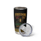 Juneteenth 1865 Tumbler Cup Freedom Ain't Free