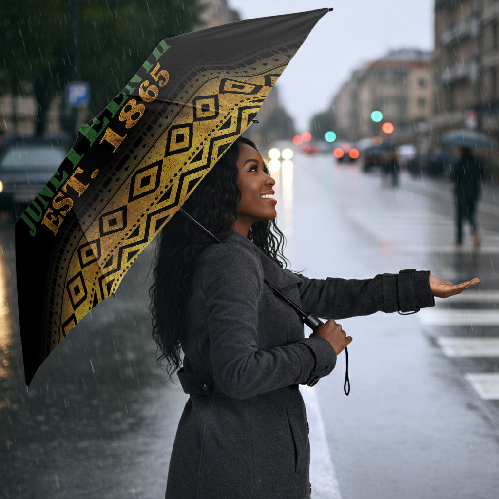 Juneteenth 1865 Umbrella Freedom Ain't Free