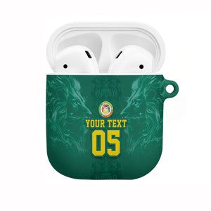 Custom Senegal Football AirPods Case Lions Of Teranga Sporty Style