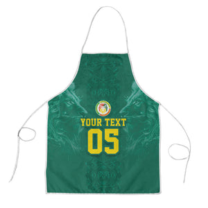 Custom Senegal Football Apron Lions Of Teranga Sporty Style
