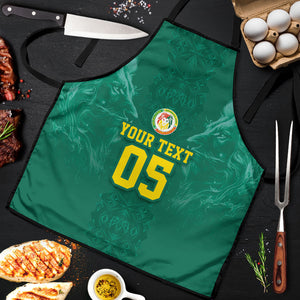 Custom Senegal Football Apron Lions Of Teranga Sporty Style