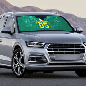Custom Senegal Football Auto Sun Shade Lions Of Teranga Sporty Style