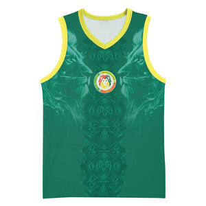 Custom Senegal Football Basketball Jersey Lions Of Teranga Sporty Style