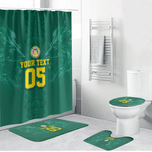 Custom Senegal Football Bathroom Set Lions Of Teranga Sporty Style