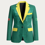 Custom Senegal Football Blazer Lions Of Teranga Sporty Style