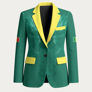 Custom Senegal Football Blazer Lions Of Teranga Sporty Style