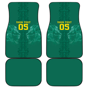 Custom Senegal Football Car Mats Lions Of Teranga Sporty Style