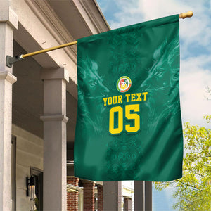 Custom Senegal Football Garden Flag Lions Of Teranga Sporty Style