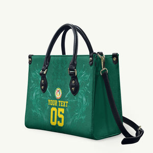 Custom Senegal Football Leather Bag Lions Of Teranga Sporty Style