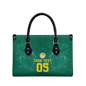 Custom Senegal Football Leather Bag Lions Of Teranga Sporty Style
