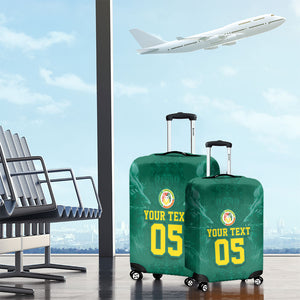 Custom Senegal Football Luggage Cover Lions Of Teranga Sporty Style