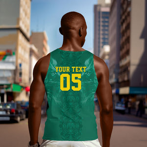 Custom Senegal Football Men Tank Top Lions Of Teranga Sporty Style