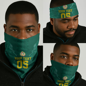 Custom Senegal Football Neck Gaiter Lions Of Teranga Sporty Style