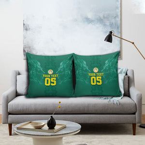 Custom Senegal Football Pillow Cover Lions Of Teranga Sporty Style