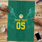 Custom Senegal Football Puzzle Lions Of Teranga Sporty Style