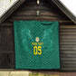 Custom Senegal Football Quilt Lions Of Teranga Sporty Style