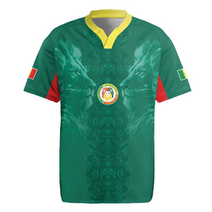 Custom Senegal Football Rugby Jersey Lions Of Teranga Sporty Style