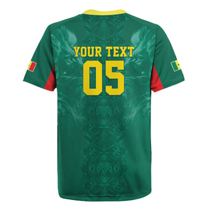 Custom Senegal Football Rugby Jersey Lions Of Teranga Sporty Style
