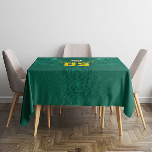 Custom Senegal Football Tablecloth Lions Of Teranga Sporty Style