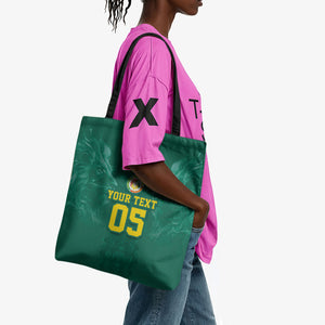 Custom Senegal Football Tote Bag Lions Of Teranga Sporty Style