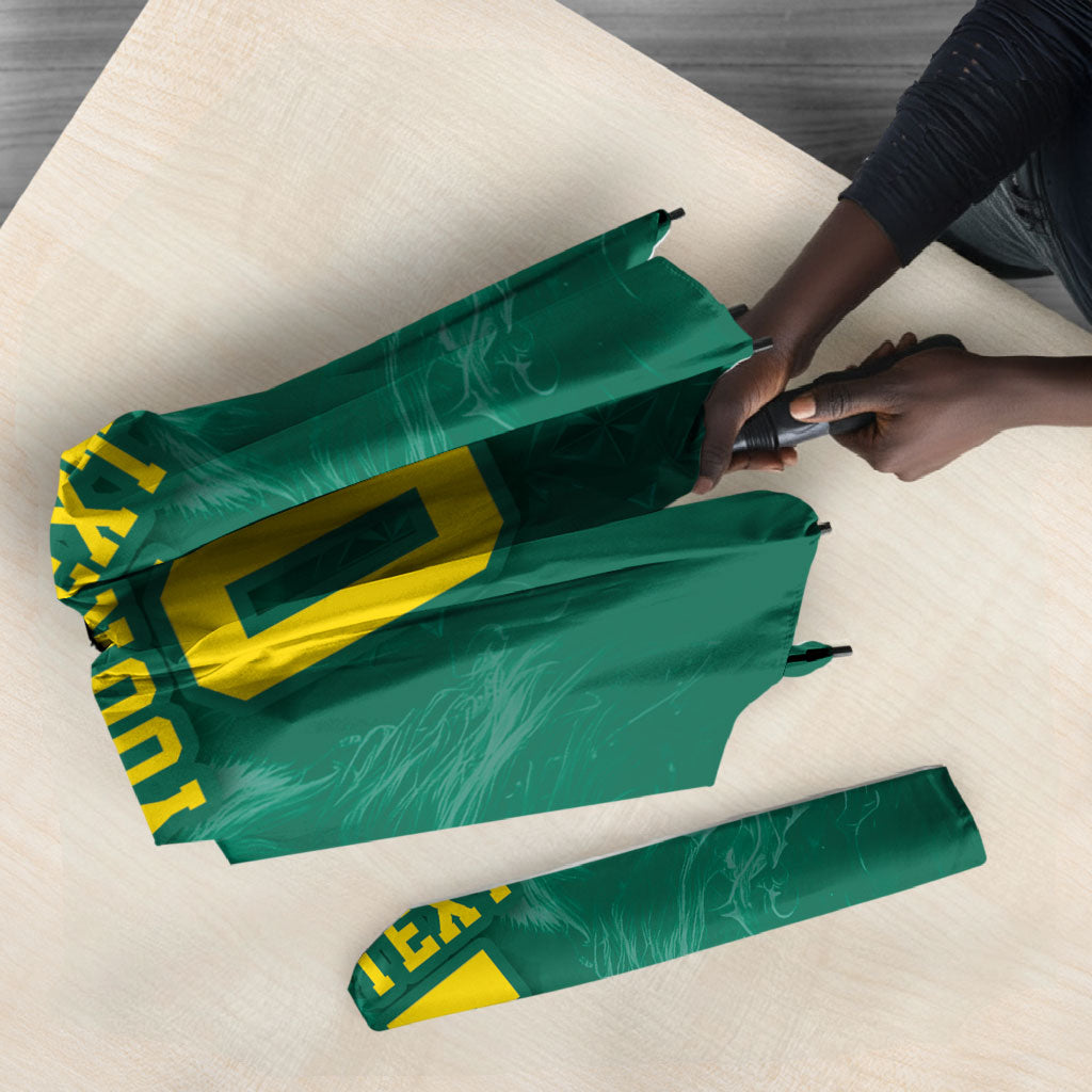 Custom Senegal Football Umbrella Lions Of Teranga Sporty Style