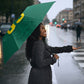 Custom Senegal Football Umbrella Lions Of Teranga Sporty Style