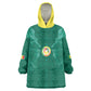 Custom Senegal Football Wearable Blanket Hoodie Lions Of Teranga Sporty Style
