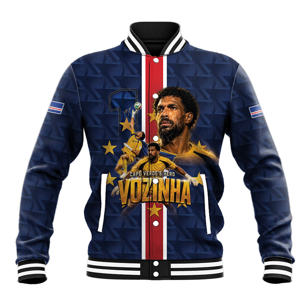 Custom Vozinha Goalkeeper Hero Cabo Verde Football 2026 Baseball Jacket