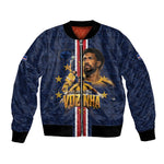 Custom Vozinha Goalkeeper Hero Cabo Verde Football 2026 Bomber Jacket