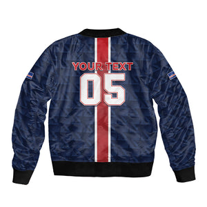 Custom Vozinha Goalkeeper Hero Cabo Verde Football 2026 Bomber Jacket