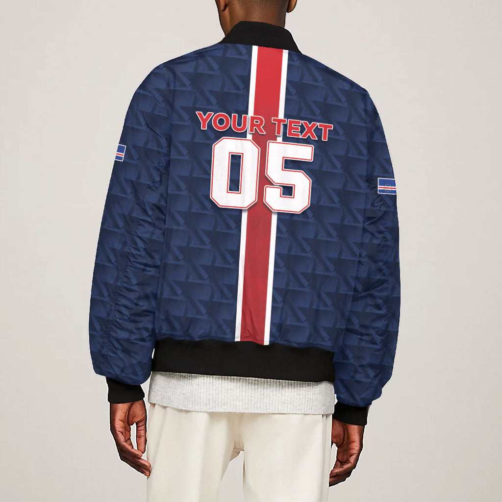 Custom Vozinha Goalkeeper Hero Cabo Verde Football 2026 Bomber Jacket
