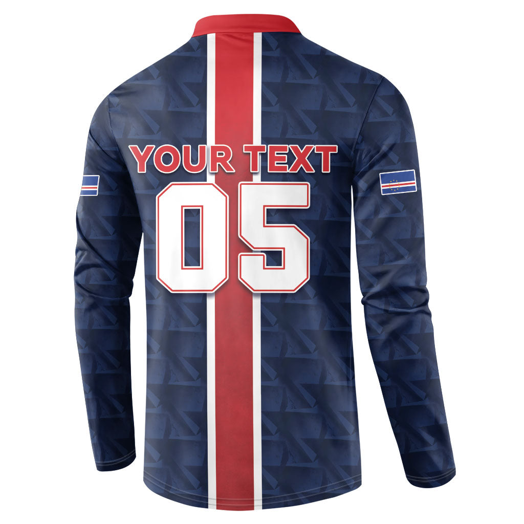 Custom Vozinha Goalkeeper Hero Cabo Verde Football 2026 Button Sweatshirt