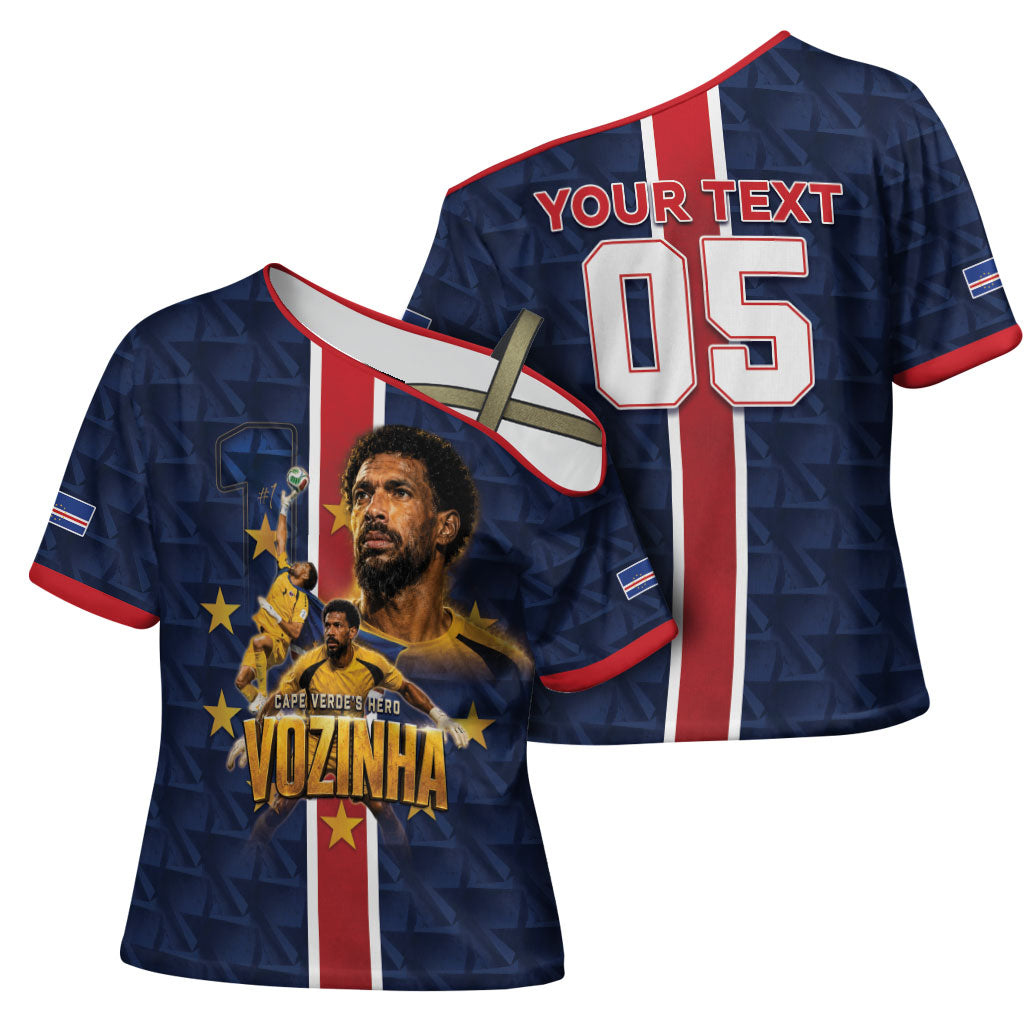 Custom Vozinha Goalkeeper Hero Cabo Verde Football 2026 Cross Shoulder Shirt