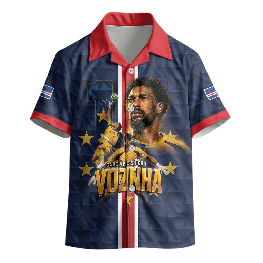 Custom Vozinha Goalkeeper Hero Cabo Verde Football 2026 Kid Hawaiian Shirt