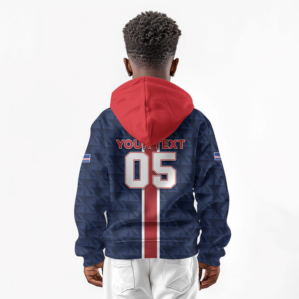Custom Vozinha Goalkeeper Hero Cabo Verde Football 2026 Kid Hoodie