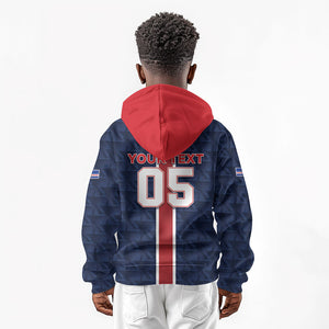Custom Vozinha Goalkeeper Hero Cabo Verde Football 2026 Kid Hoodie