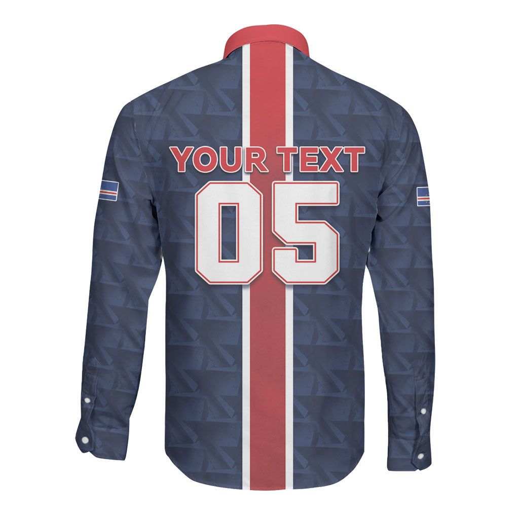 Custom Vozinha Goalkeeper Hero Cabo Verde Football 2026 Long Sleeve Button Shirt